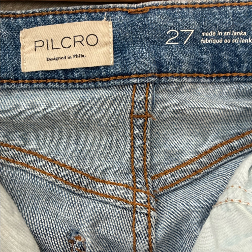 Kenna Mid-Rise Heritage Barrel Jeans - HEART edition by Pilcro. size 27 - Picture 10 of 14